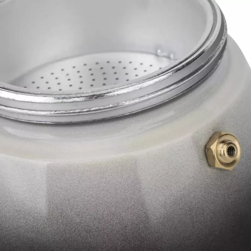 Moka kavinukas Jata HCAF2406 rankinis 0,3 L juodas baltas 100,5 mm