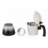 Moka kavinukas Jata HCAF2406 rankinis 0,3 L juodas baltas 100,5 mm