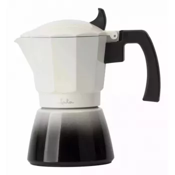 Moka kavinukas Jata HCAF2406 rankinis 0,3 L juodas baltas 100,5 mm