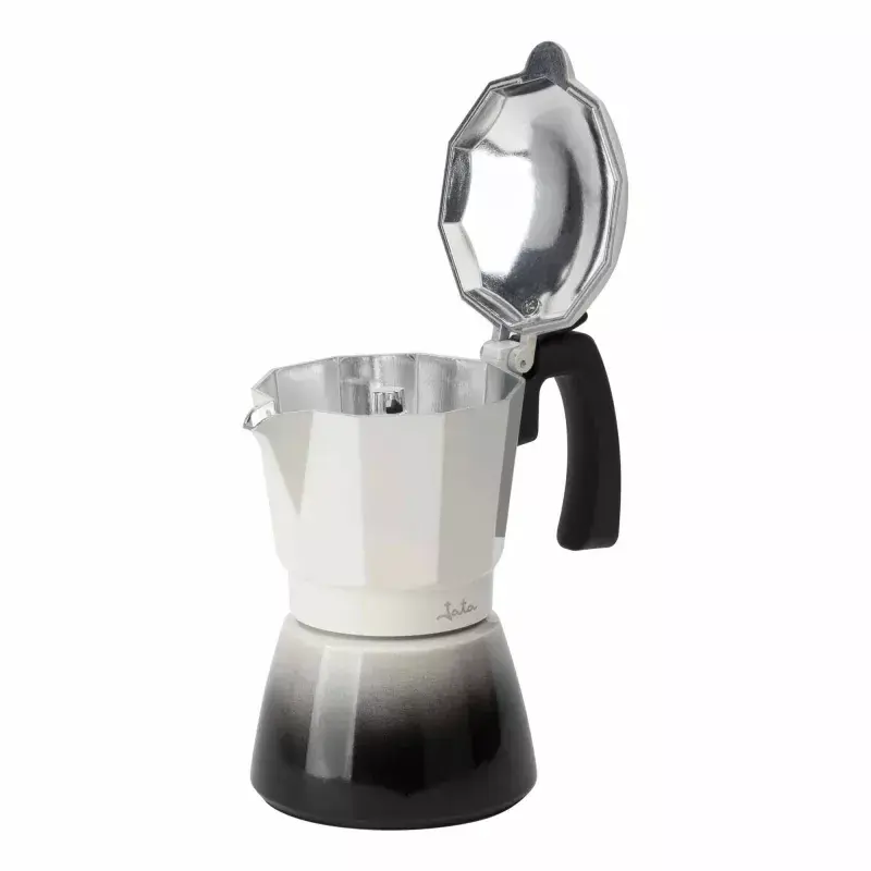 Jata HCAF2412 moka kavinukas, 12 puodelių (0,7 l), aliuminis, skirtas ir indukcinėms viryklėms, 10,8 cm pagrindas