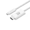 HDMI kabelis 4smarts 540955 2 m USB-C HDMI Type A baltas