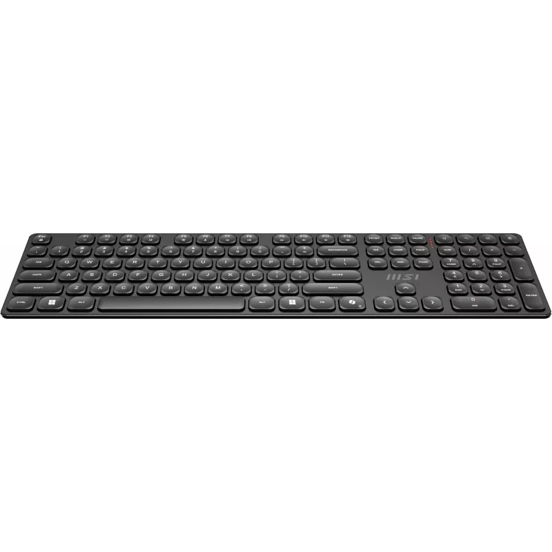 Belaidis klaviatūros ir pelės rinkinys MSI FORGE K210 WIRELESS COMBO, pilno dydžio, QWERTY, USB, juodas