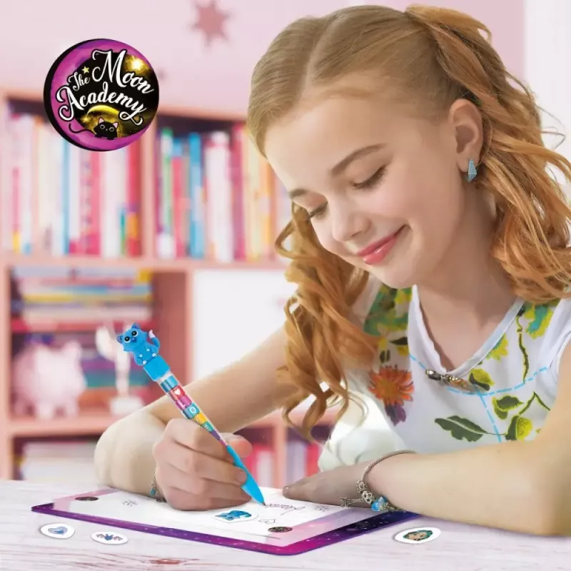 Edukacinis rinkinys Liscianigiochi Moon Academy – Mėnulio rašikliai ir dienoraštis