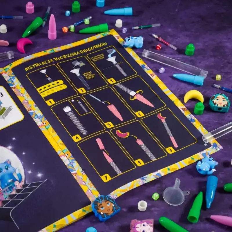Edukacinis rinkinys Liscianigiochi Moon Academy – Mėnulio rašikliai ir dienoraštis