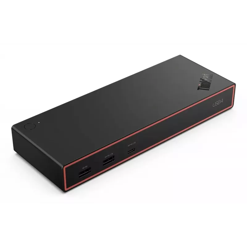 Docking stotelė Lenovo ThinkPad USB4 Dock 5000 – laidinis Thunderbolt 4, 65 W PD, 3840×2160, HDMI, 4× USB-A, Gigabit Ethernet, juoda