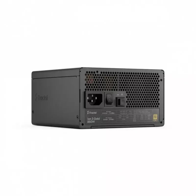 Maitinimo blokas Fractal Design Ion 3 GOLD 850W 80+ Gold, juodas