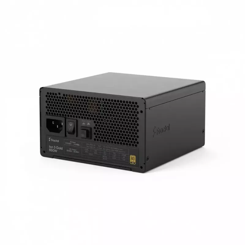 Maitinimo blokas Fractal Design Ion 3 GOLD 850W 80+ Gold, juodas