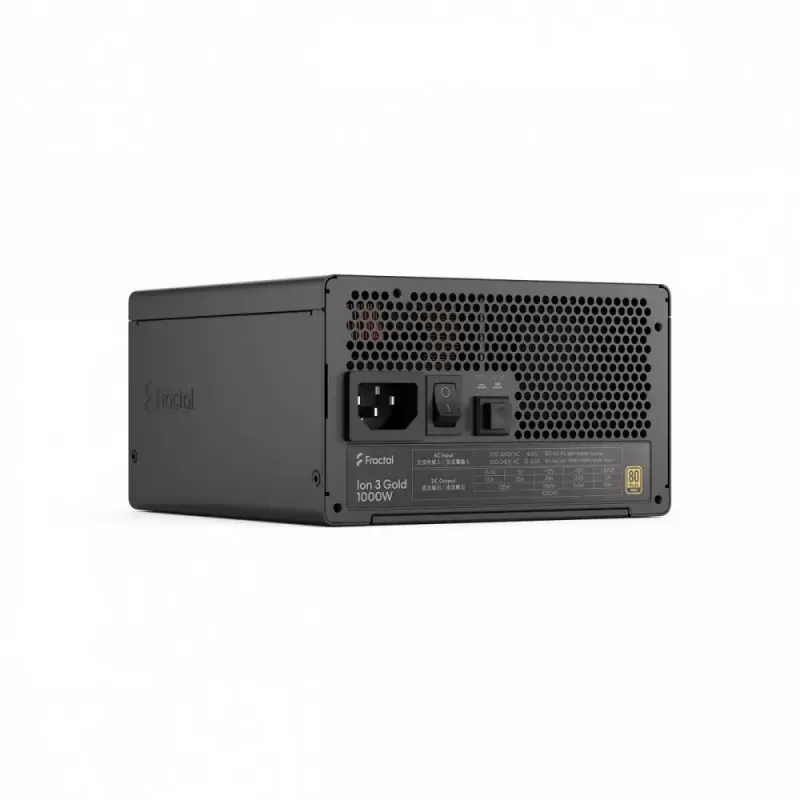 Fractal Design Ion+ 3 1000W 80+ Gold juodas maitinimo šaltinis