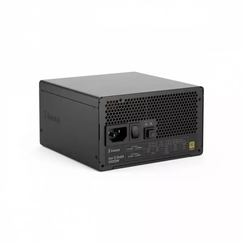 Fractal Design Ion+ 3 1000W 80+ Gold juodas maitinimo šaltinis