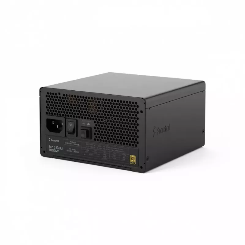 Fractal Design Ion+ 3 1000W 80+ Gold juodas maitinimo šaltinis