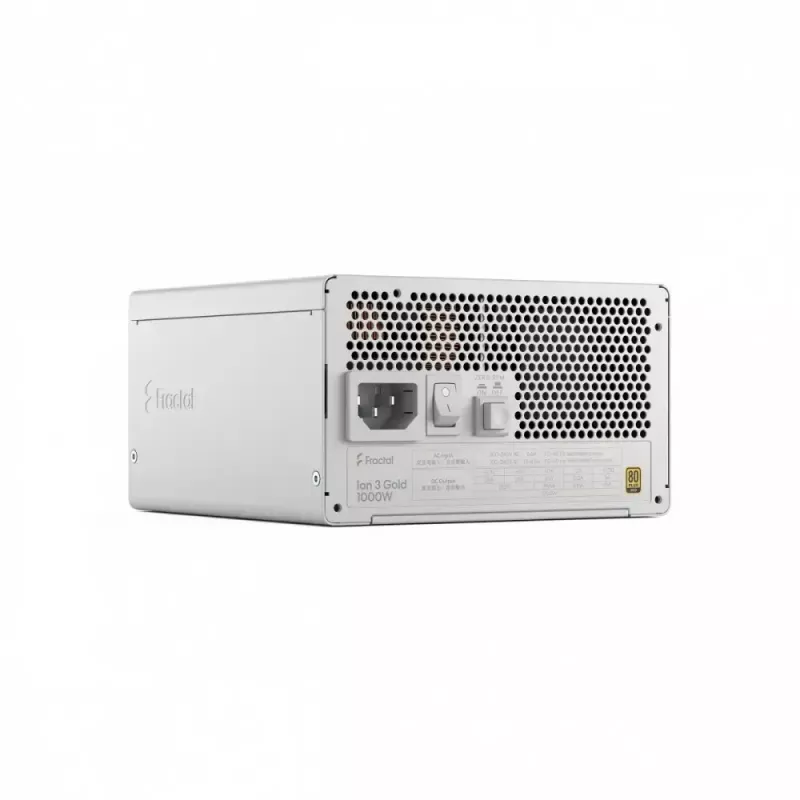 Maitinimo blokas Fractal Design Ion 3 GOLD 1000W 80+ Gold baltas