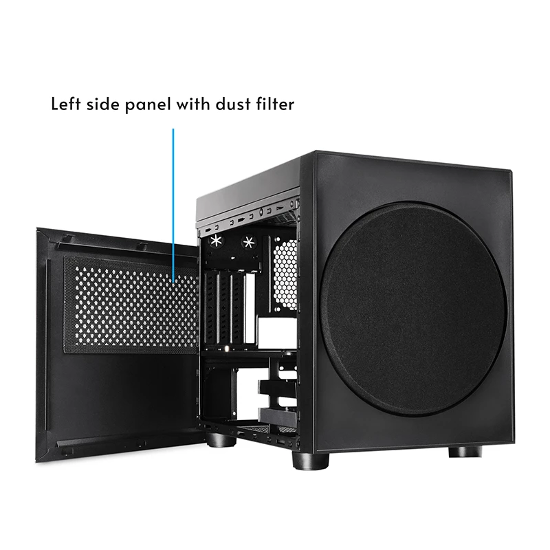 Kompiterio korpusas CHIEFTEC CI-03B-OP Cube Black