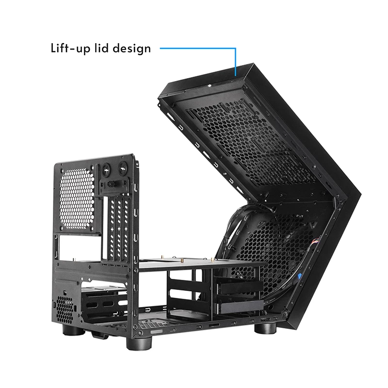 Kompiterio korpusas CHIEFTEC CI-03B-OP Cube Black