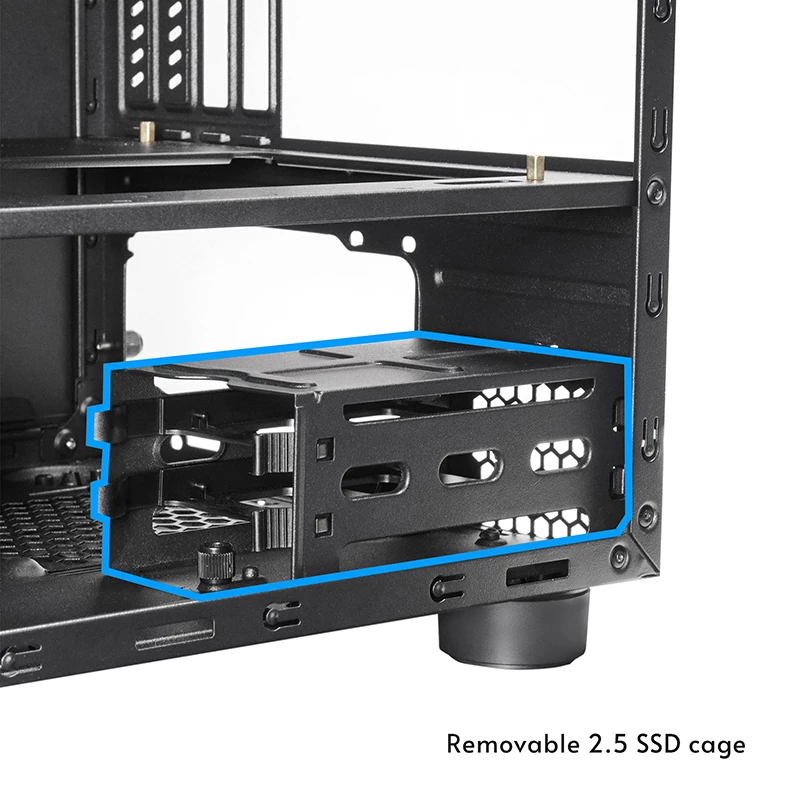 Kompiterio korpusas CHIEFTEC CI-03B-OP Cube Black