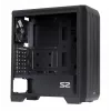 Korpusas Zalman S2 Midi Tower - Juodas su langu