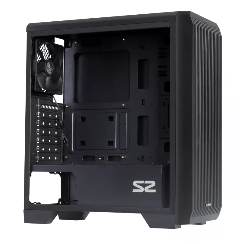 Korpusas Zalman S2 Midi Tower - Juodas su langu