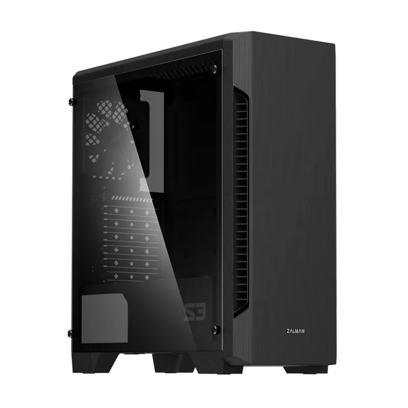 Zalman S3 TG kompiuterio korpusas Midi Tower Juoda