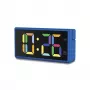 Skaitmeninis žadintuvas Hama Ibiza Blue LCD, baterijų/USB maitinimas, 150x34x73 mm
