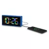 Skaitmeninis žadintuvas Hama Ibiza Blue LCD, baterijų/USB maitinimas, 150x34x73 mm