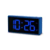 Skaitmeninis žadintuvas Hama Ibiza Blue LCD, baterijų/USB maitinimas, 150x34x73 mm