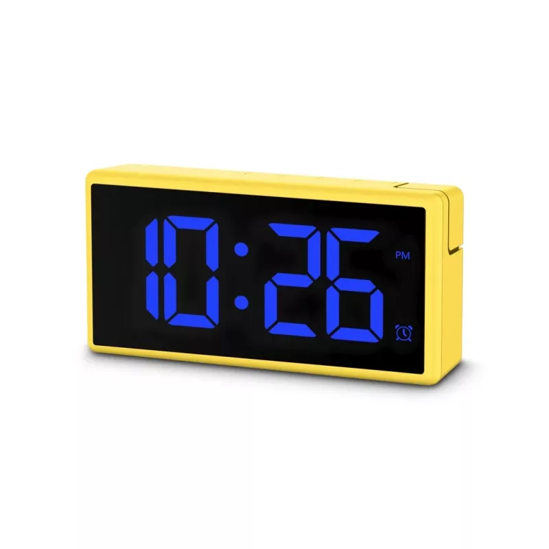 Skaitmeninis žadintuvas Hama Ibiza Yellow LCD, baterijos / USB