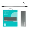 SSD korpusas ADATA EC680 Pilkas M.2 USB Type-C PCIe