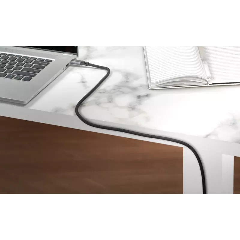 USB C į USB C duomenų laidas ADATA CACCU3-100W-100AN-BK — USB 3.2 Gen 2 (10 Gbit/s), 1 m, juodas