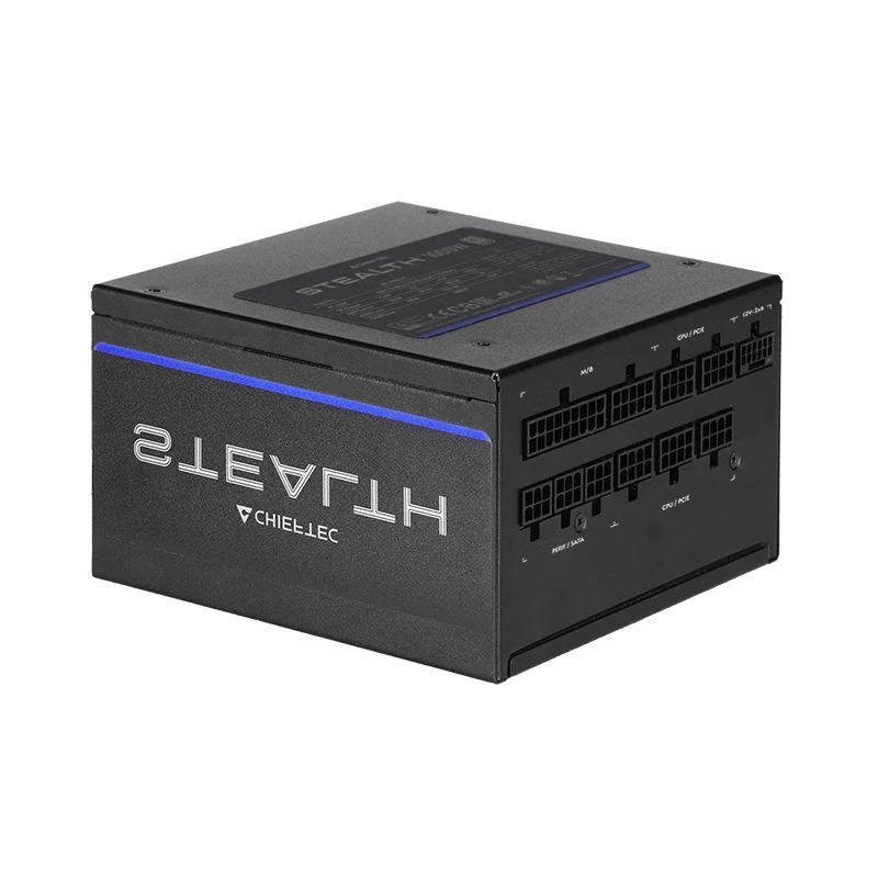 Maitinimo blokas CHIEFTEC Stealth Vega M SPX-1000-FC 1000W 24-pin ATX 80 PLUS Platinum, 135 mm ventiliatorius, Juodas