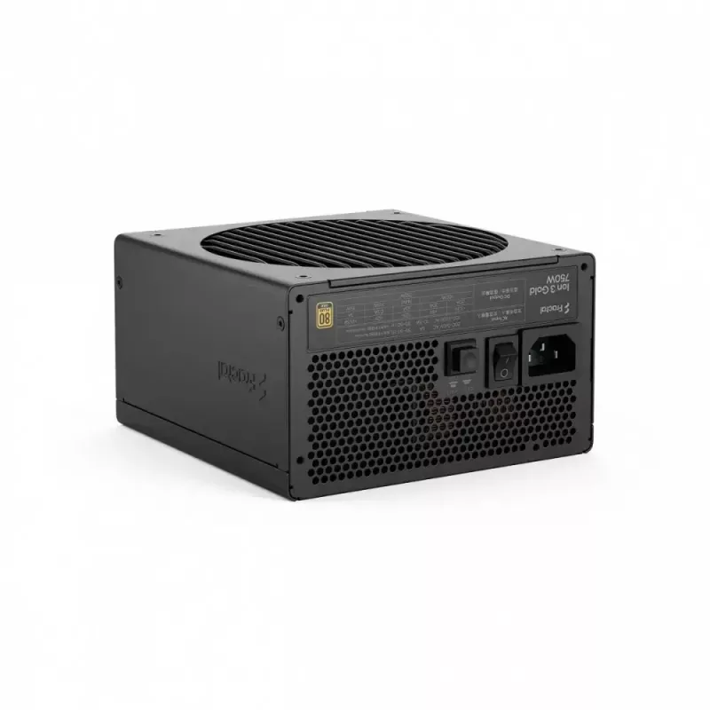 Maitinimo blokas Fractal Design Ion 3 Gold 750W 80+ Gold, juodas, modulinis ATX