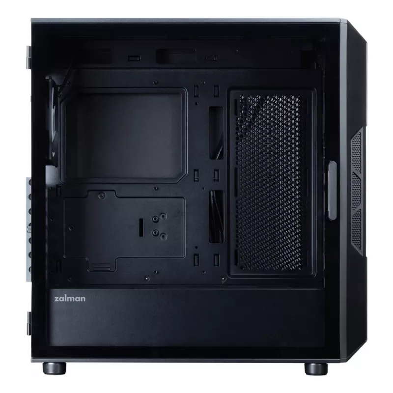 ZALMAN I3 NEO V2 vidutinis bokštinis kompiuterio korpusas, juodas, 4x RGB ventiliatoriai, ATX/microATX palaikymas