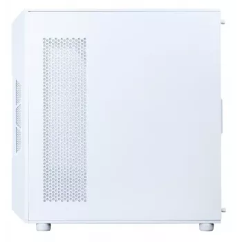 Korpusas kompiuteriui Zalman I3 NEO V2 WHITE Midi Tower, ATX/Mini-ITX, grūdintas stiklas, 3x120mm priekiniai ventiliatoriai, USB 3.2 Gen1