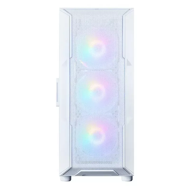 Korpusas kompiuteriui Zalman I3 NEO V2 WHITE Midi Tower, ATX/Mini-ITX, grūdintas stiklas, 3x120mm priekiniai ventiliatoriai, USB 3.2 Gen1