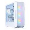 Korpusas kompiuteriui Zalman I3 NEO V2 WHITE Midi Tower, ATX/Mini-ITX, grūdintas stiklas, 3x120mm priekiniai ventiliatoriai, USB 3.2 Gen1
