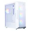 Korpusas kompiuteriui Zalman I3 NEO V2 WHITE Midi Tower, ATX/Mini-ITX, grūdintas stiklas, 3x120mm priekiniai ventiliatoriai, USB 3.2 Gen1
