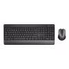 Trust Trezo belaidis RF klaviatūros ir pelės rinkinys QWERTY JAV anglų juodas