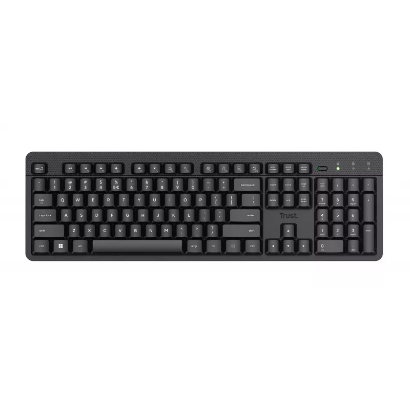 Trust Ody II belaidė klaviatūra Office RF Wireless QWERTY US English juoda