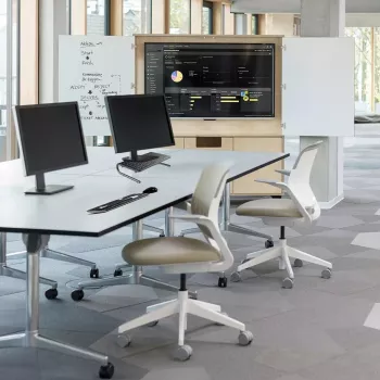 Nešiojamojo kompiuterio ir monitoriaus stovas MACLEAN MC-948, 13–32 colių, reguliuojamas aukštis ir kampas, juodas, 370×235×100 mm, 20 kg