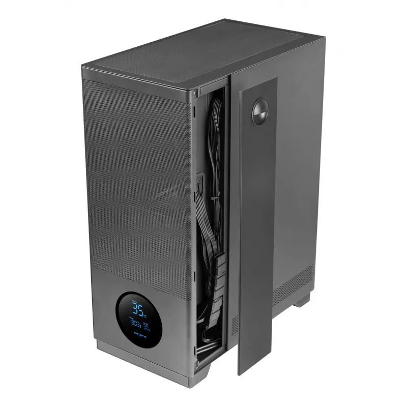 TACENS 2SAGITTA20 kompiuterio korpusas Midi Tower, grūdintas stiklas, ATX/Micro-ITX/Mini-ITX, 1x3.5 colio + 2x2.5 colio, LED, ventiliatoriai įtraukti