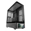 Korpusas TACENS Mars Gaming MCLCDPRO Midi Tower – juodas, IPS 7.2 colio ekranas, maitinimo šaltinis apačioje, ATX/Micro-ATX/Mini-ITX palaikymas