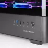Korpusas TACENS Mars Gaming MCLCDPRO Midi Tower – juodas, IPS 7.2 colio ekranas, maitinimo šaltinis apačioje, ATX/Micro-ATX/Mini-ITX palaikymas