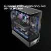 Korpusas TACENS Mars Gaming MCLCDPRO Midi Tower – juodas, IPS 7.2 colio ekranas, maitinimo šaltinis apačioje, ATX/Micro-ATX/Mini-ITX palaikymas