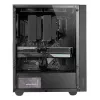 PC korpusas TACENS Mars Gaming MC-PMAX Midi Tower — ATX/Micro-ATX/Mini-ITX, 3x120mm priekyje, 1x120mm gale, 2x3.5 colio ir 2x2.5 colio vietos diskams, Juodas