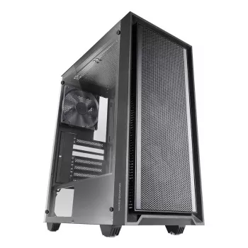 PC korpusas TACENS Mars Gaming MC-PMAX Midi Tower — ATX/Micro-ATX/Mini-ITX, 3x120mm priekyje, 1x120mm gale, 2x3.5 colio ir 2x2.5 colio vietos diskams, Juodas