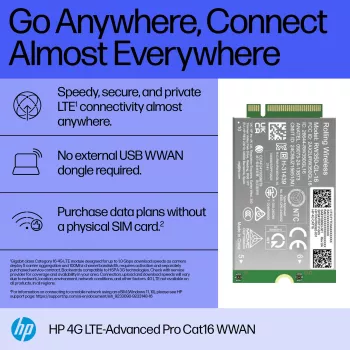 HP 4G LTE-Advanced Pro Cat19 WWAN vidinis belaidis modulis B8BD3AA