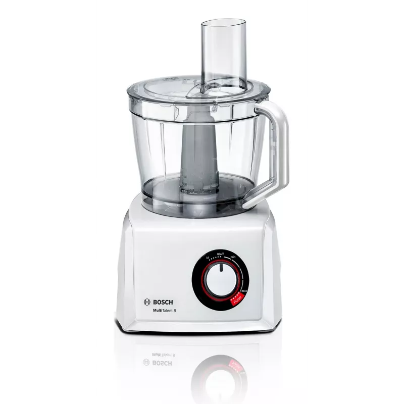 Virtuvinis kombainas Bosch MC812W501 — 1000 W, 3,9 L dubuo, baltas, nerūdijančio plieno peiliai
