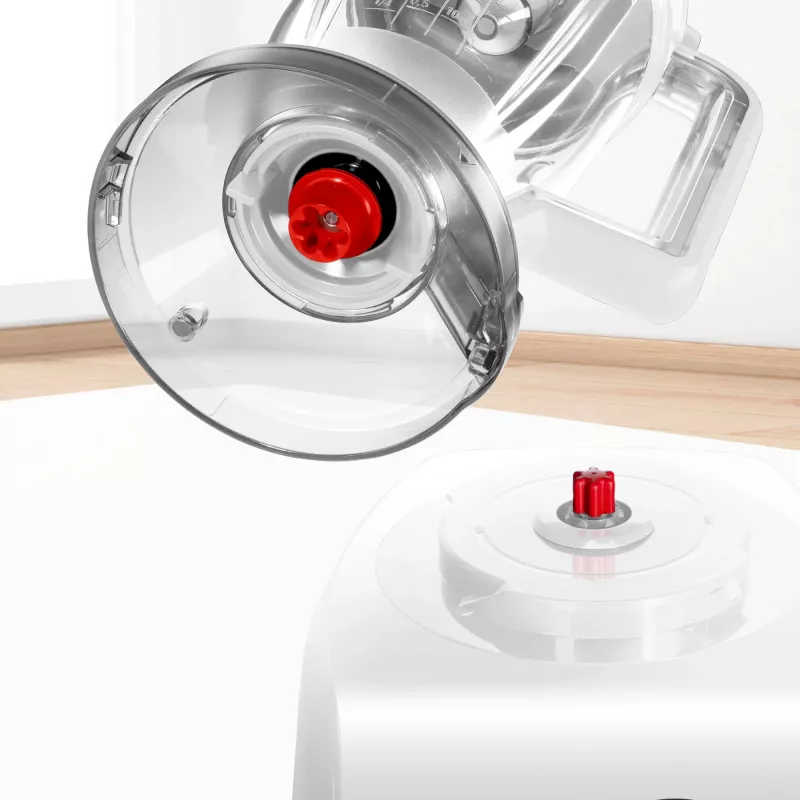 Virtuvinis kombainas Bosch MC812W501 — 1000 W, 3,9 L dubuo, baltas, nerūdijančio plieno peiliai