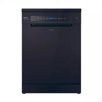 Laisvai pastatoma indaplovė CANDY CF 5C6F0B — 15 komplektų, 46 dB, pilnas dydis (60 cm), juoda