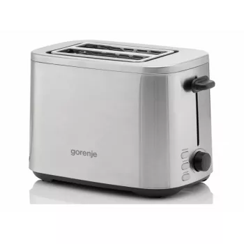 Skrudintuvas Gorenje T800DS — 2 lizdų nerūdijančio plieno kompaktiškas modelis namams