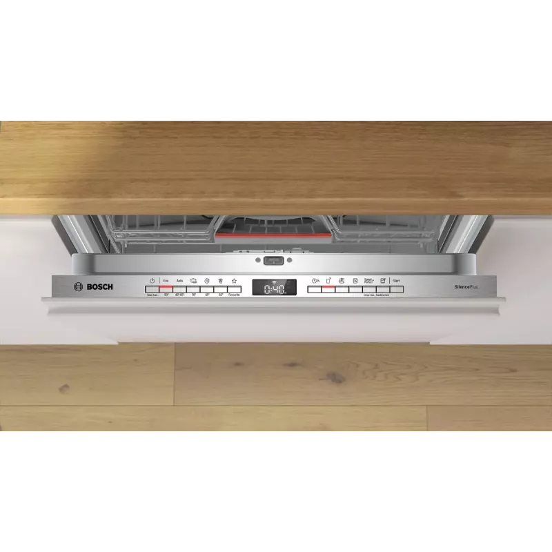 Įmontuojama indaplovė Bosch Serie 4 SMV4EVX00E — 14 komplektų, 60 cm, 6 programų, 44 dB, šilumokaičio džiovinimas