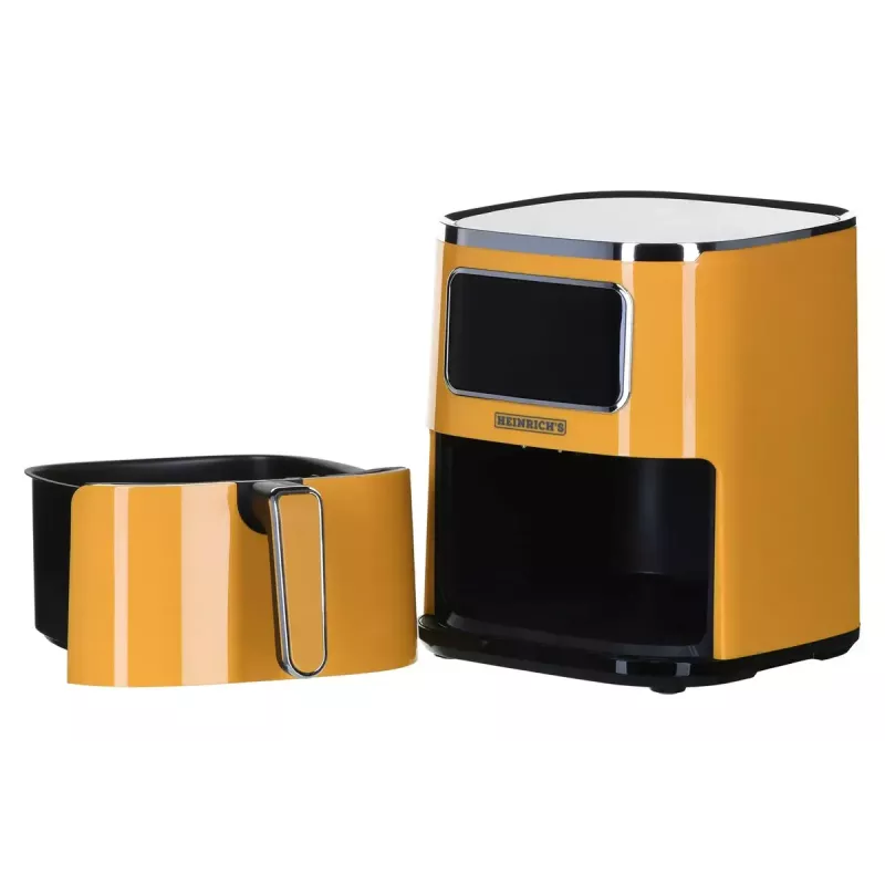 Karšto oro gruzdintuvė HEINRICH'S HFR 8216, 5.0 l talpa, 1450 W, geltona